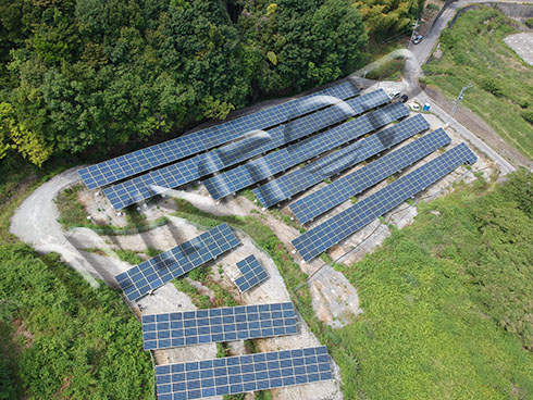 1.138MW Ground Screw Solar Racking System in Japan