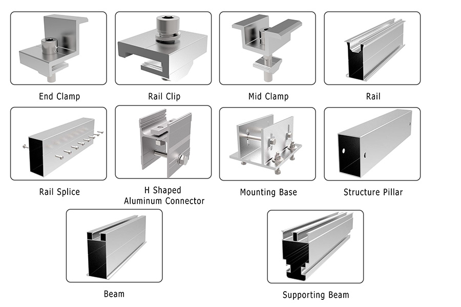 carport mounting components