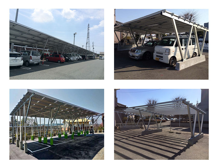 solar carport mounting project