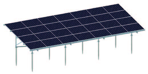 solar ground screw mounting