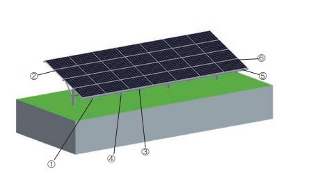 solar pile mounting ground