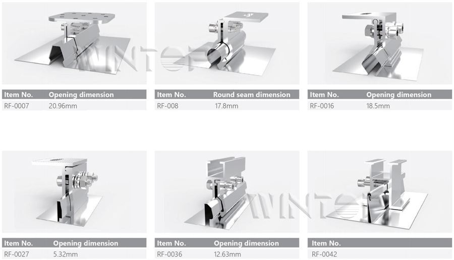 Standing Seam Roof Clamps