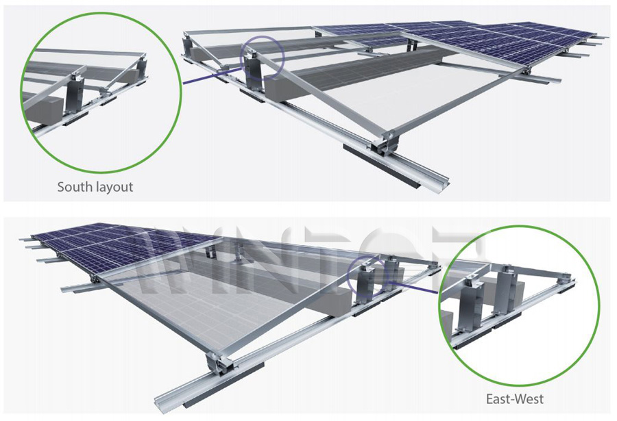 Ballast Roof System Layout