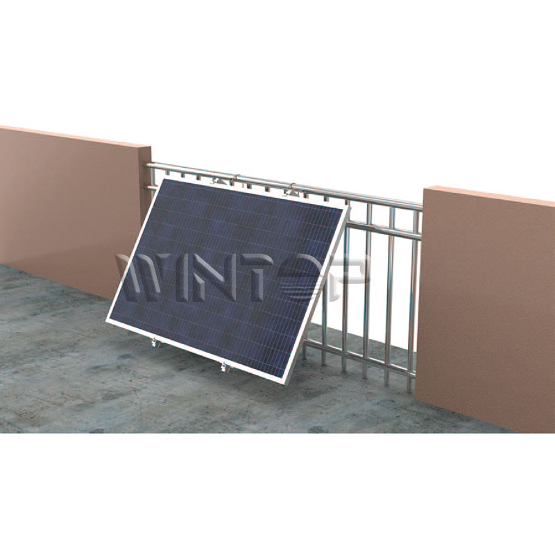 Easy balcony solar mount