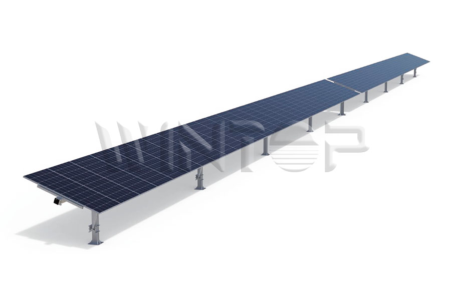 horizontal single-axis solar trackers