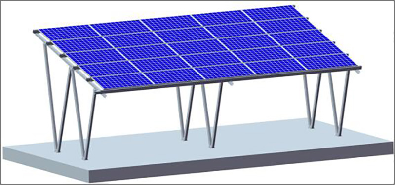 solar carport mounting system