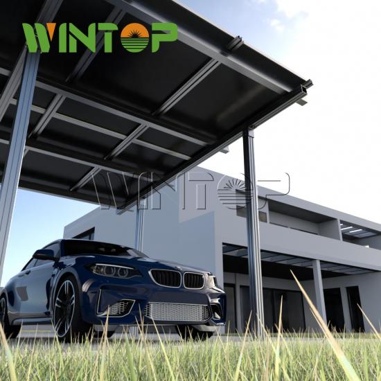 Solar Powered Carport Structure Solar Powered Carport Structure