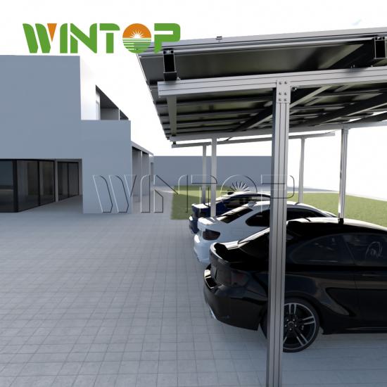 Solar Powered Carport Structure Solar Powered Carport Structure