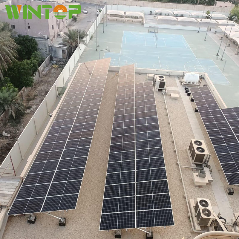 Case Study Of Solar Flat Roof Bracket