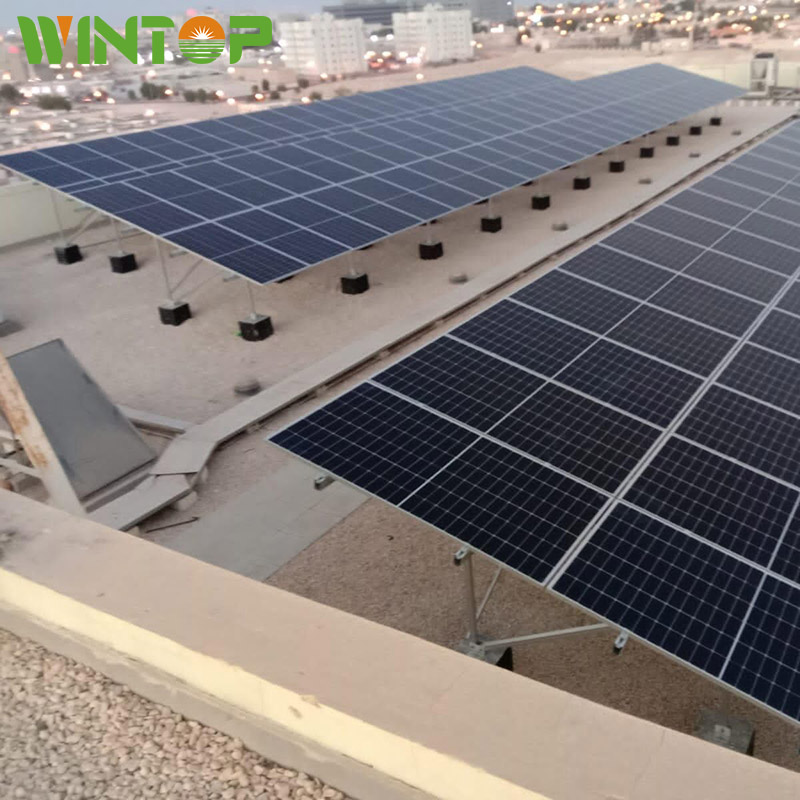Case Study Of Solar Flat Roof Bracket
