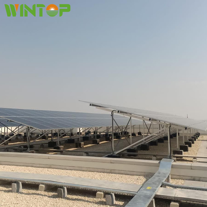 Case Study Of Solar Flat Roof Bracket
