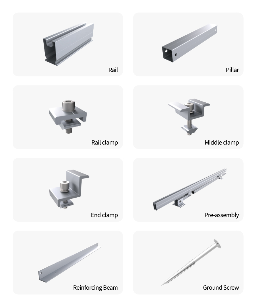ground mounted pv system Accessories ground mounted pv system Accessories