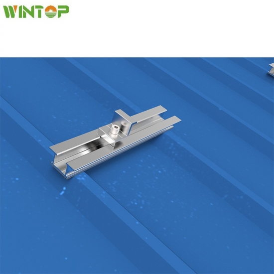 Flat rail hook roof system