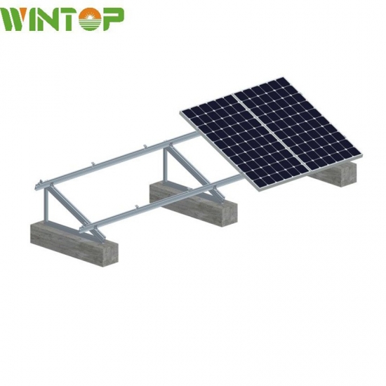 Concrete flat solar roof mounting system,Concrete base roof mounting system