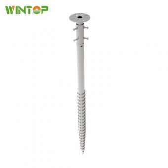 adjustable ground screw