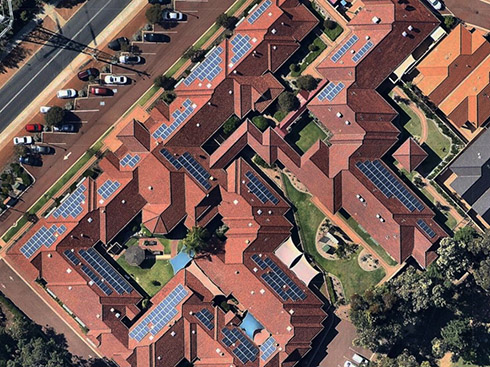 90KW Solar tile roof mounting system in Australia