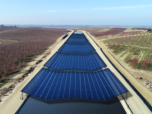 U.S. tribal community uses solar canopies to reduce water loss