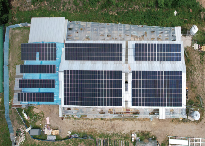 Korean rooftop solar bracket 100kW