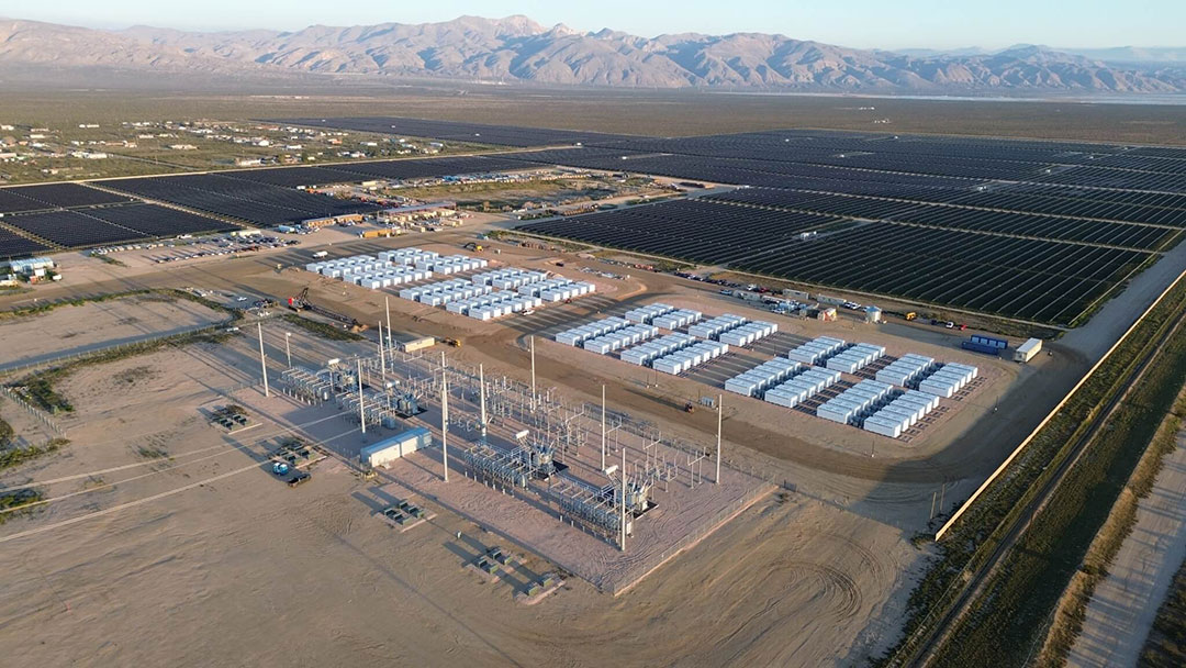 The Eland large-scale solar and energy storage project in California is now online