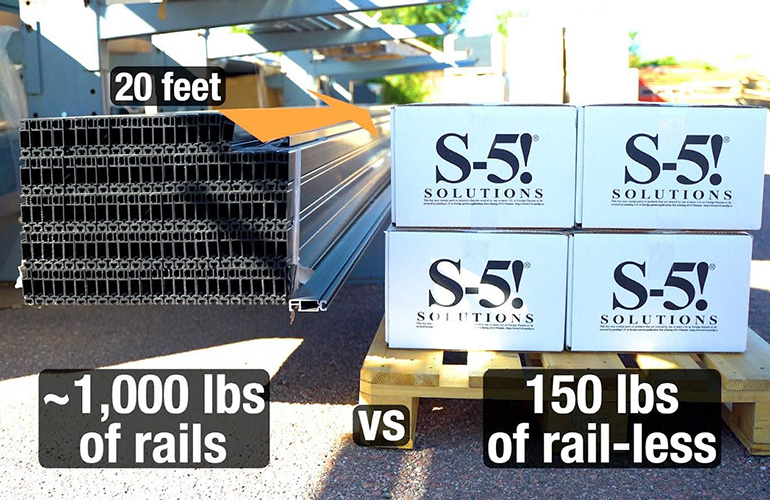 Reduce the burden of solar brackets