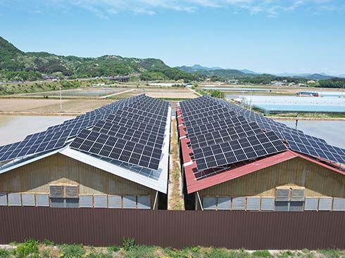 399kw Solar Panel Brackets for Metal Roof Case Gyeongsangbuk-do, South Korea