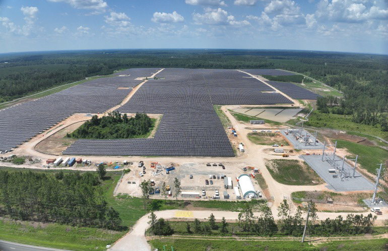 Duke Energy Florida completes the 75-megawatt Bailey Mills Solar Project