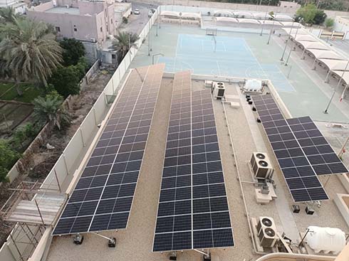 Bahrain Roof Solar Racking System 1100kw