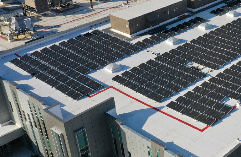 The Subaru manufacturing plant in Indiana has installed a 204 kW solar energy system