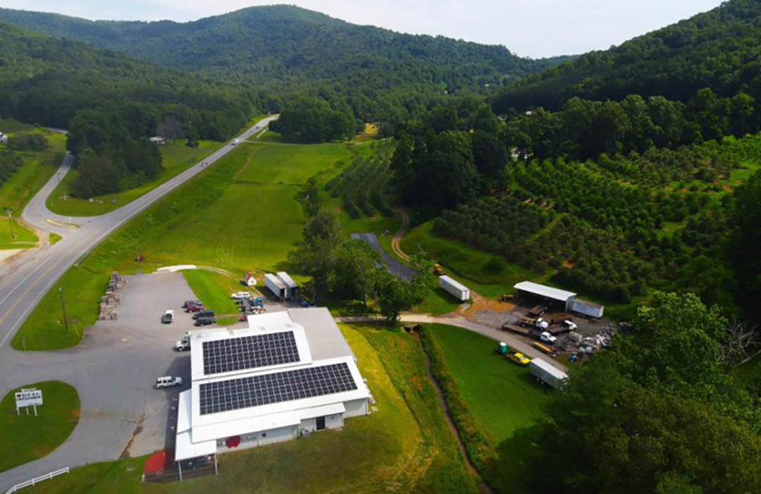 North Carolina orchards install solar energy to meet 75% of on-site energy demand