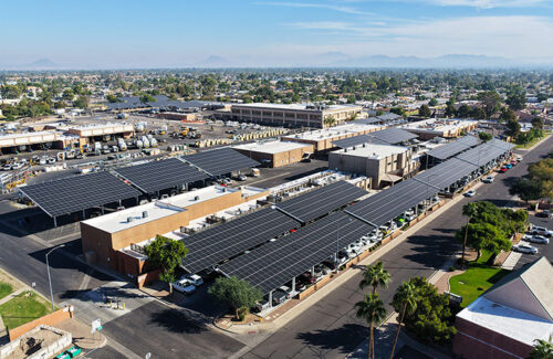 SOLON, Onyx Renewables has built a 2.9 MW solar carport in Mesa, Arizona