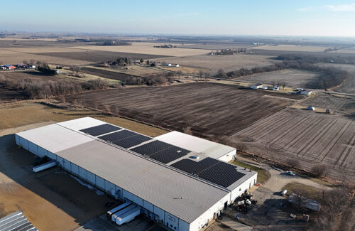 Insulation material manufacturer commissions third rooftop solar project