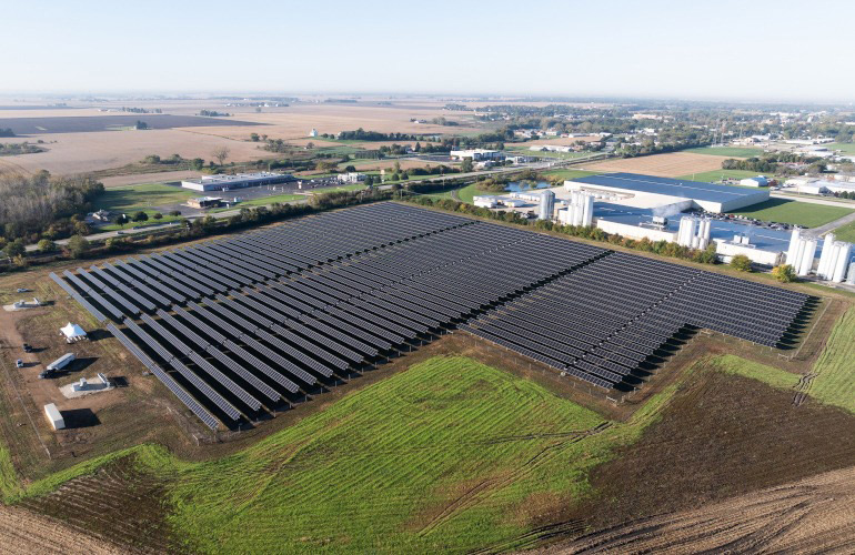 The 3.5-megawatt community solar project has been completed under Illinois' 
