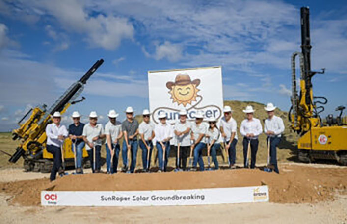 A 347-megawatt solar project broke ground near Houston