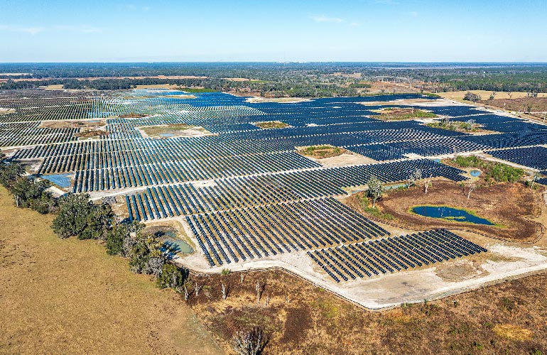 The 75-megawatt Windermere Solar Power Station has been put into operation in Florida