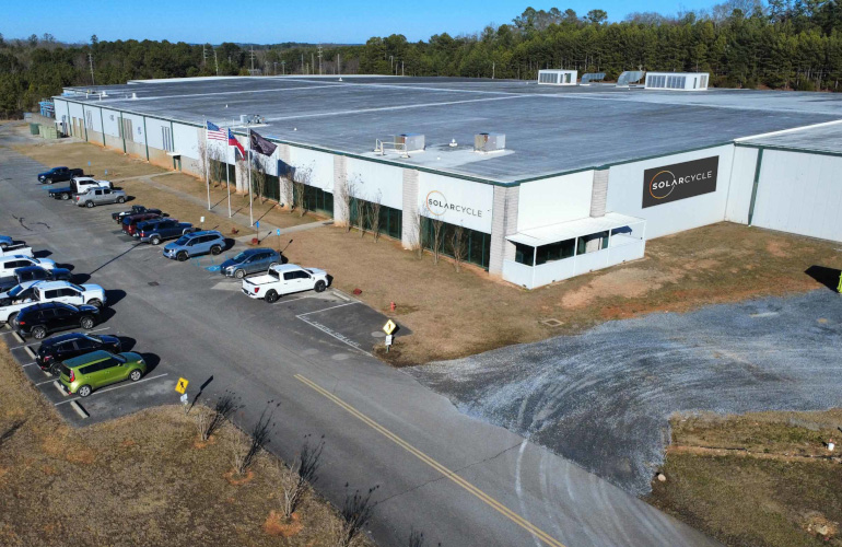 SolarCycle begins recycling solar panels in Georgia