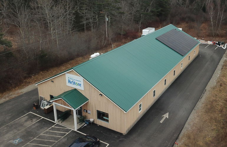 The small-scale solar energy project of the Maine Human Habitat Chapter has made a significant impact