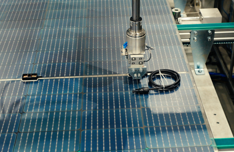 American module company opens solar panel assembly plant in central eastern Texas