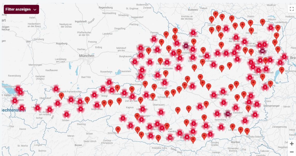 Austria releases grid capacity map available for PV grid integration