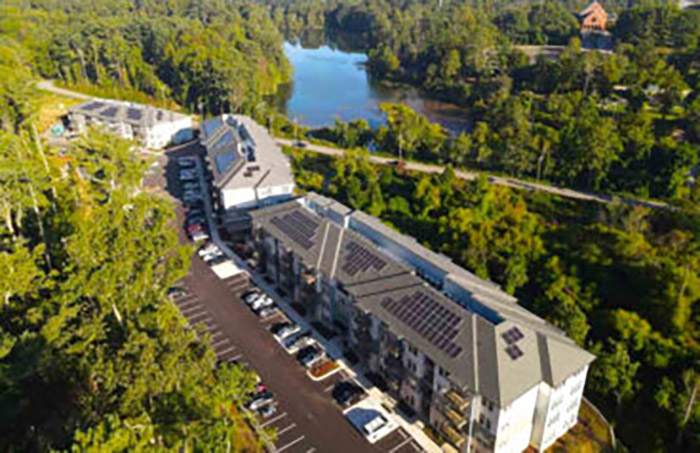 Pisgah installed an additional solar project for Asheville's community housing developer.