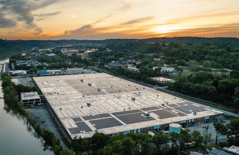 Pennsylvania real estate owners install solar panels on large warehouses