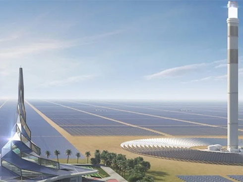 World's largest concentrated solar power plant completed in Dubai
