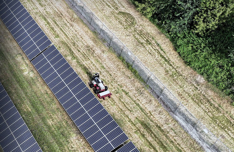 Mach launches an autonomous lawn mowing platform for solar project sites