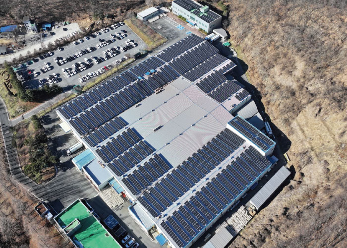 Korean rooftop solar bracket 330kW