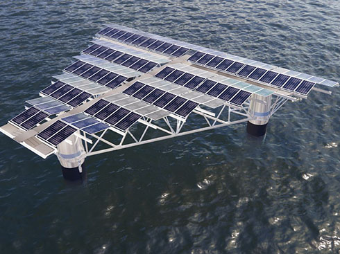 Japan's first offshore floating solar demonstration project