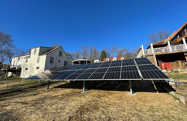 Sometimes installing solar energy on the ground is more meaningful for homeowners